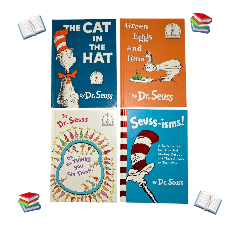 4 Dr. Suess books